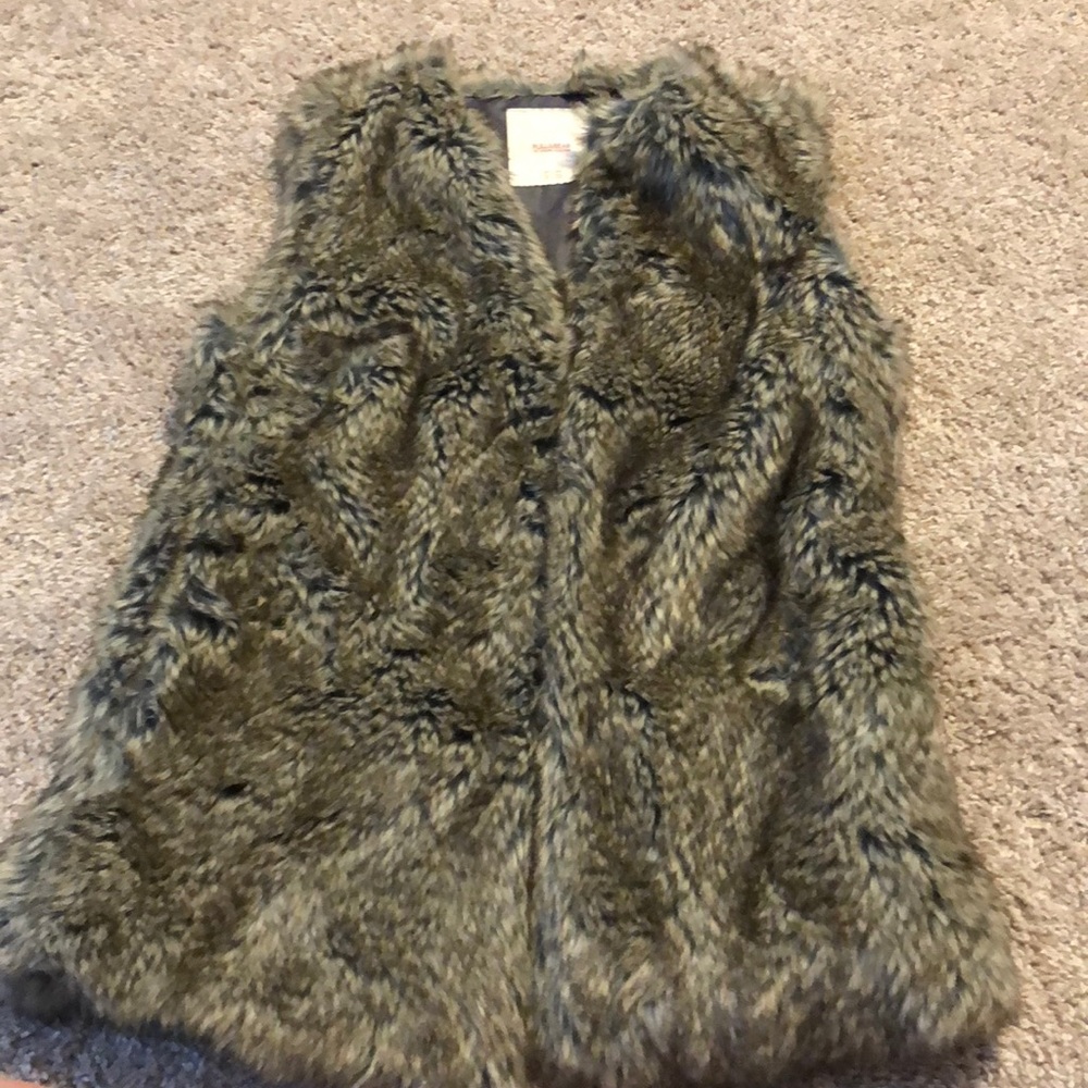 Faux fur vest